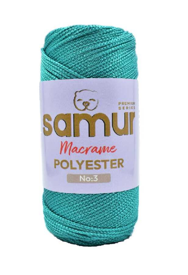 SAMUR,3 NO POLYESTER MAKROME 2659 PETROL