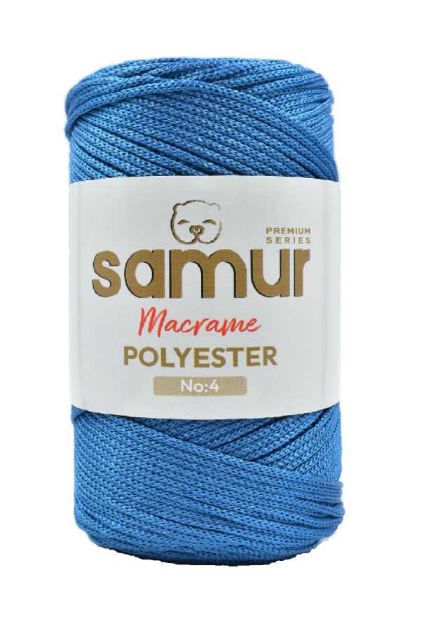 SAMUR,4 NO POLYESTER MAKROME 3380 MAVİ