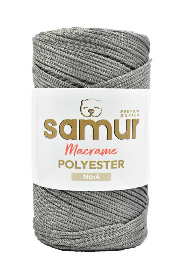 SAMUR,4 NO POLYESTER MAKROME 0420 GRİ