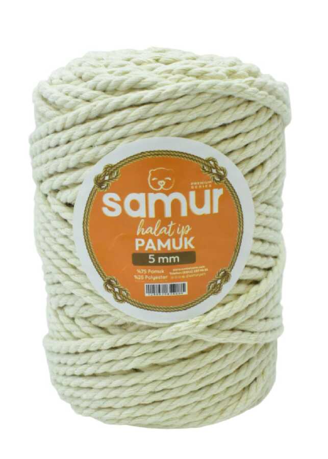 SAMUR,PAMUK HALAT İP 05 MM