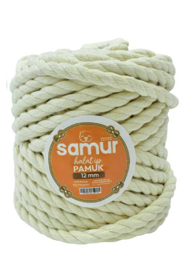 SAMUR,PAMUK HALAT İP 12 MM