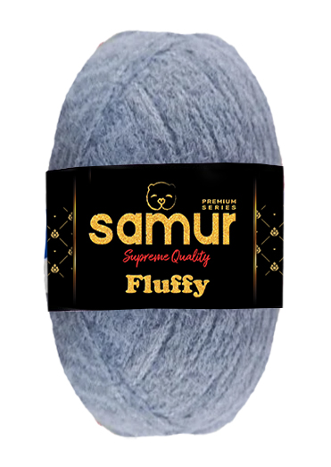 SAMUR,FLUFFY 2282 KOYU GRİ