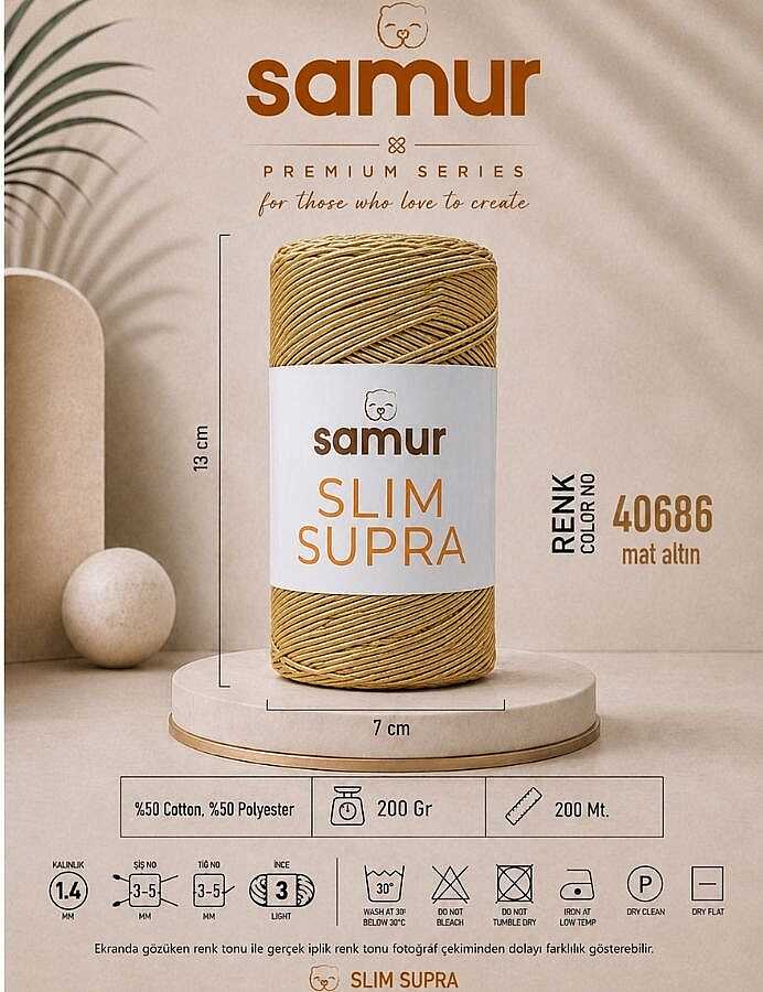 SAMUR,SLIM SUPRA 40686 MAT ALTIN