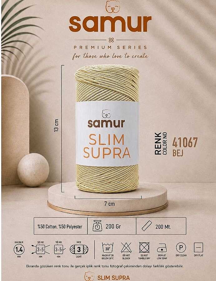 SAMUR,SLIM SUPRA 41067 BEJ