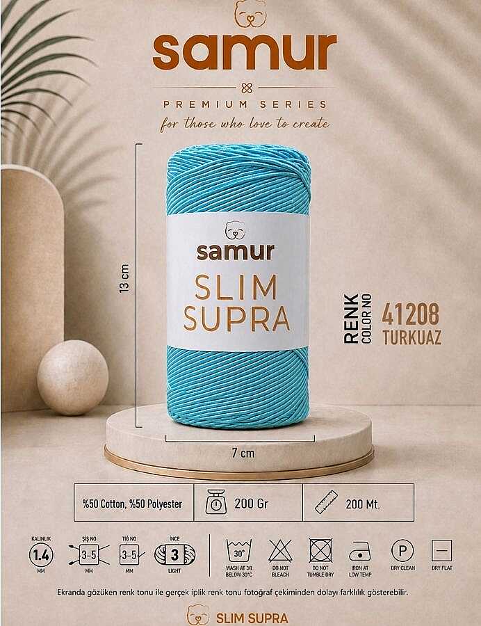 SAMUR,SLIM SUPRA 41208 TURKUAZ