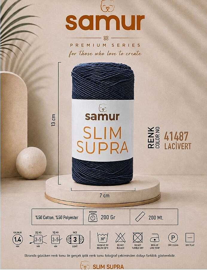 SAMUR,SLIM SUPRA 41487 LACİVERT